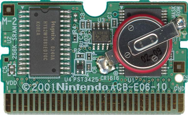 Game Boy Advance PCB