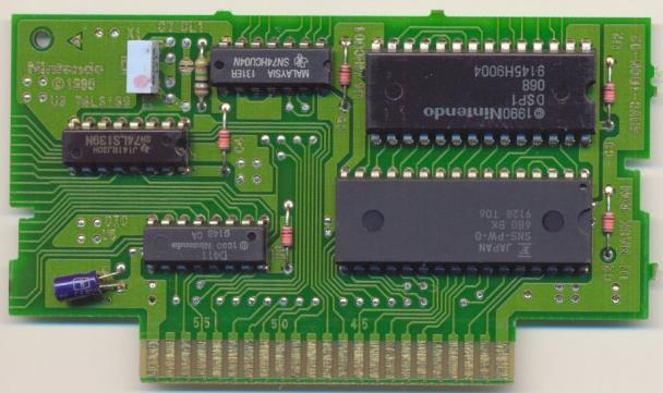 SNES PCB with coprocessor